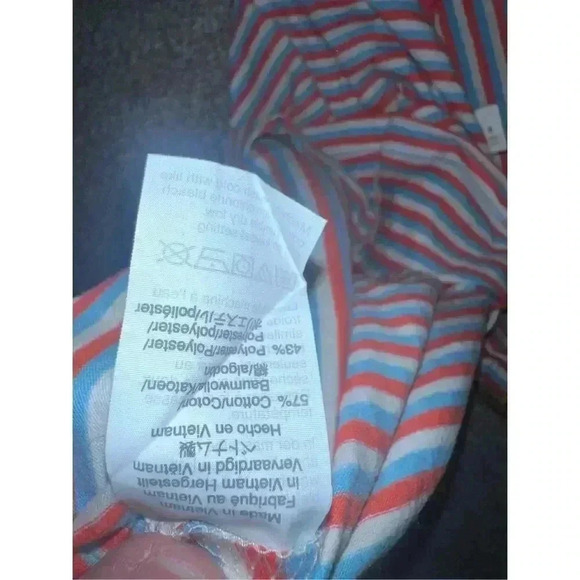 eBay J. CREW Cap Sleeve Striped Tops for Women Sz m nwt - Picture 6 of 6